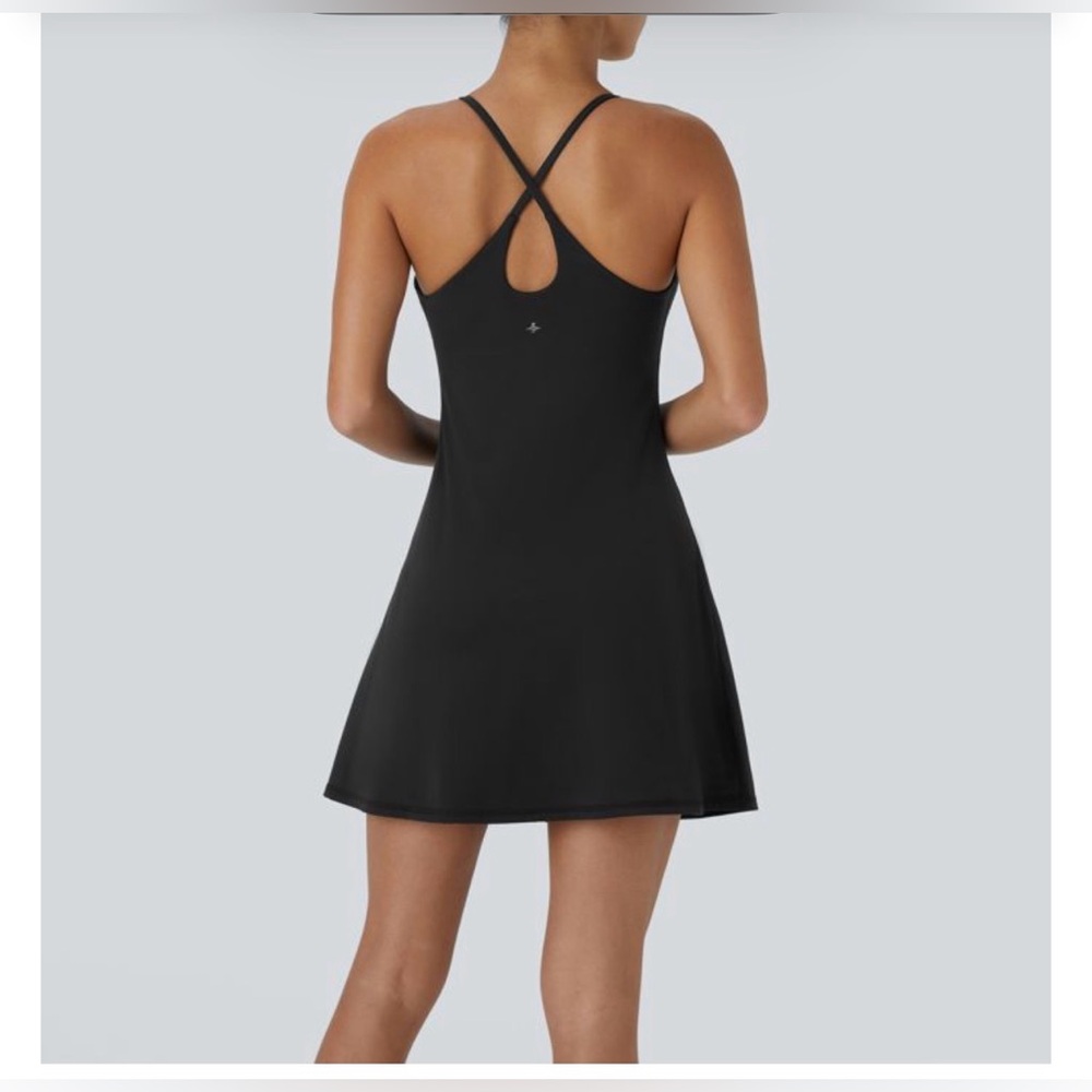 NWT Halara SoftlyZero™ Plush Backless Active Dress Women Size XL Long Activewear - Picture 2 of 12